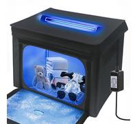 uvcoolplunge Grande boîte de désinfection UV, 36 L, machine de désinfection et de nettoyage portable avec minuterie à 3 niveaux, boîte de nettoyage UV pliable O-zone pour un usage domestique comme