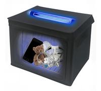 uvcoolplunge Grande boîte de désinfection UV, 36 L, machine de désinfection et de nettoyage portable avec minuterie à 3 niveaux, boîte de nettoyage UV pliable O-zone pour un usage domestique comme