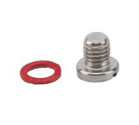 UvEdjOr Kit de Joint de vis de Bouchon de vidange à tête Fendue for unité inférieure de Moteur Hors-Bord 90340-08125-00 90340-08M04-00 18-2371