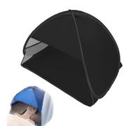 Uveego Mini Head Sun Shelter Tent, Laptop Sun Shade for Working Outside, Sun Shade for Dogs, Portable Mini Pop-Up Canopy for Beach Sunbathing (Black,L)