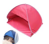 Uveego Mini Head Sun Shelter Tent, Laptop Sun Shade for Working Outside, Sun Shade for Dogs, Portable Mini Pop-Up Canopy for Beach Sunbathing (Pink,M)
