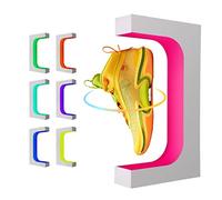 UVEHAS Présentoir de chaussures en lévitation, support de chaussures flottant et rotatif, support de chaussures magnétique en lévitation avec 16 couleurs de lumière LED pour les cadeaux