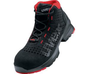 Uvex 1 Botte S1 85478 Noir, Rouge (85478) 35 (Weite 10)