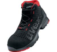 Uvex 1 Botte S1 85478 Noir, Rouge (85478) 45 (Weite 11)