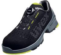 UVEX Homme Low Shoe 65658 Boa S1 Size 42 PU W11 Chaussure de Protection Incendie et de sécurité, Lime Nero