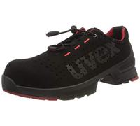 Uvex 1 - Chaussures de sécurité S1 SRC ESD - Noir-Rouge, Taille:41