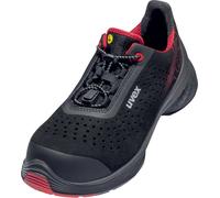 Uvex 1 G2 Halbschuhe S1P 68372 Noir, rouge (68372) 48 (Weite 11)