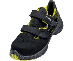 Uvex 1 G2 Sandales S1 68428 Noir, Jaune (68428) 38 (Weite 10)