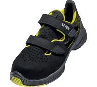 Uvex 1 G2 Sandales S1 68428 Noir, Jaune (68428) 46 (Weite 12)