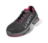UVEX 1 ladies Chaussures basses de sécurité gel. Gr. 41 W11 S1 ESD SR gris/rose 8561.8, Niveau de protection:S1, Taille:38, Couleur:gris/rose, Largeur:11