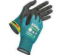 Uvex 1 paire Bambou TwinFlex D xg - Gant de protection contre les coupures avec revêtement de préhension - Anti coupure