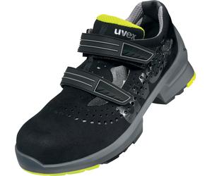 Uvex 1 Sandales S1 85428 Noir, Jaune (85428) 45 (Weite 10)