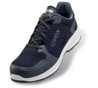 Uvex 1 Sport - Chaussures de Travail pour Hommes S3 SRC ESD - Baskets Légères de Sécurité avec Embout - Velours - Noir