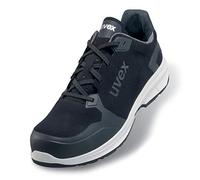 Uvex 1 Sport - Chaussures de Travail pour Hommes S3 SRC ESD - Baskets Légères de Sécurité avec Embout - Velours - Noir