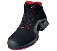uvex Chaussures de sécurité hautes 1 x-tended support S3 ESD Noir/Rouge Taille 44