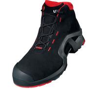 uvex 1 support Bottes S3 noir, rouge largeur 11 Gr. 52
