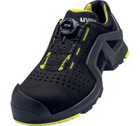 Uvex 1 Support Halbschuhe S1P 65682 Noir, Jaune (65682) 49 (Weite 12)