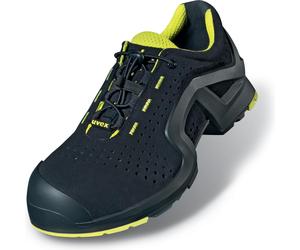 Uvex 1 Support Halbschuhe S1P 85142 Noir, Jaune (85142) 45 (Weite 12)