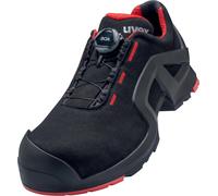Uvex 1 Support Halbschuhe S3 65672 Noir, Rouge (65672) 46 (Weite 10)