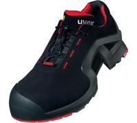 Uvex 1 Support Halbschuhe S3 85162 Noir, Rouge (85162) 52 (Weite 12)