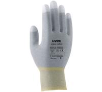Uvex - 10 Paires Gants Antistatique Esd Unipur Carbon 60556 - Gris Clair - 7 (s)