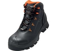 Uvex 2 Bottes S3 65232 Noir, Orange (65232) 50 (Weite 11)