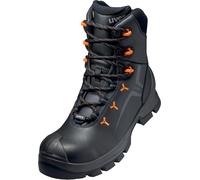 Uvex 2 Bottes S3 65303 Noir, Orange (65303) 43 (Weite 12)
