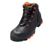Uvex 2 chaussures de travail - Bottes de sécurité S3 SRC ESD - Orange-Noir - Largeur 12 / Wide