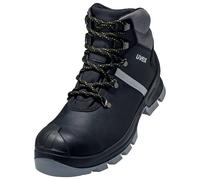 Uvex 2 construction S3 SRC - bottes de sécurité en cuir hydrofuge - sans métal - bottes pour homme - Noir - 51 EU