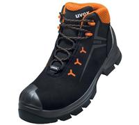 uvex 2 GTX MACSOLE® 6525241 antistatique (ESD) Chaussures montantes de sécurité S3 Pointure (EU): 41 noir, orange 1 paire(s)