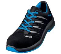 uvex 2 trend 6937142 Chaussures basses de sécurité S1P Pointure (EU): 42 bleu, noir 1 paire(s)