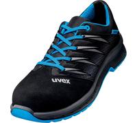 Uvex 2 Trend Halbschuhe S2 69398 Bleu, Noir (69398) 45 (Weite 12)