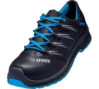 Uvex 2 Trend Halbschuhe S3 69342 Bleu, Noir (69342) 50 (Weite 10)