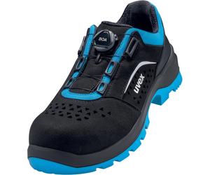 Uvex 2 Xenova® Halbschuhe S1P 95582 Noir, bleu (95582) 39 (Weite 12)