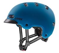 uvex 4kidz - Casque de Bicyclette léger pour Enfants - réglage de la Taille Individuel - Doublure Lavable - Jeans Blue Matt - 55-58 cm