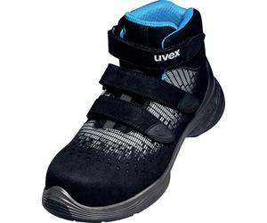 uvex 68325 gel. klett S1 PU W12 Gr:41 6832541 Chaussures montantes de sécurité S1 Pointure (EU): 41 bleu, noir 1 pc(s)
