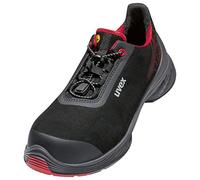 Uvex 68384 S3 SRC Chaussures basses de sécurité Rouge/noir Largeur 14 cm Extra large