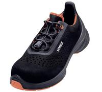 chaussures basses uvex 1 G2 S1 noir, rouge largeur 11 Gr. 37