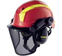 uvex 9772 9774238 Casque de sylviculture rouge