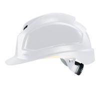 Casque de protection uvex airwing B-WR | Casque de Sécurité Leger | Casque de Travail Chantier avec Encoches Latérales Euroslot Permettant de Fixer les Coquilles Anti-bruit ou les Visières