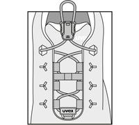 Uvex Accessoires Lacets élastiquesrsenkel Mit Raccordement rapidersch 95912 Weite