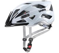 uvex Active - Casque Polyvalent sûr pour Hommes et Femmes - Réglage de la Taille Individuel - à Compléter avec Un Éclairage LED - Cloud-Silver - 56-60 cm