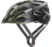uvex air Wing 2 CC - Casque de vélo léger pour Enfants - réglage de la Taille Individuel - Ventilation optimisée - Dark Olive-Black Matt, 52-57 cm