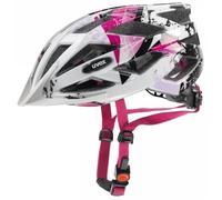 uvex air Wing - Casque de vélo léger pour Adults - réglage de la Taille Individuel - à compléter avec Un éclairage LED - White-Pink - 56-60 cm