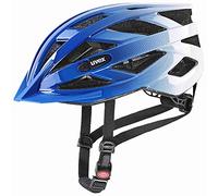 uvex air Wing - Casque Polyvalent léger pour Femmes et Hommes - Ajustement Individuel - Extensible avec éclairage LED - Cobalt - White - 52-57 cm