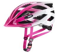 uvex air Wing - Casque Polyvalent léger pour Femmes et Hommes - Ajustement Individuel - Extensible avec éclairage LED - Pink-White - 52-57 cm