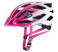 uvex air Wing - Casque Polyvalent léger pour Femmes et Hommes - Ajustement Individuel - Extensible avec éclairage LED - Pink-White - 56-60 cm