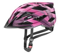 uvex air Wing CC - Casque Polyvalent léger pour Femmes et Hommes - Ajustement Individuel - Extensible avec éclairage LED - Plum-Pink Matt - 56-60 cm