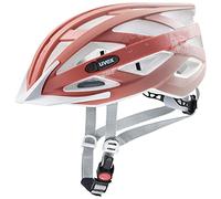 uvex air Wing CC - Casque Polyvalent léger pour Femmes et Hommes - Ajustement Individuel - Extensible avec éclairage LED - Dust Rose - Grapefruit Matt - 56-60 cm