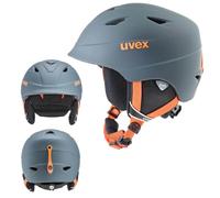 Uvex Airwing 2 pro - Casque de ski pour enfants, Taille:52-54 cm, Couleur:gris/argent